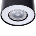 Alclara Sisi tuba Spot GU10 Czarny Mat wys. 12 cm