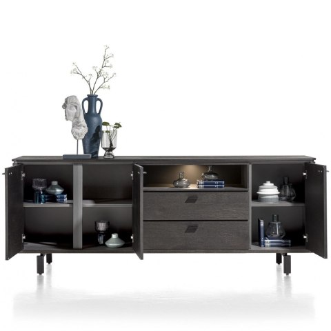 Komoda 210 cm H&H Livada Onyx Defekt na prawym boku Komoda 210 cm H&H Livada Onyx Defekt na prawym boku