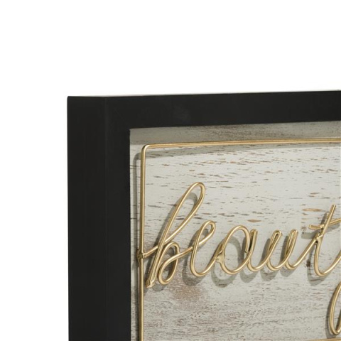 COCO MAISON Dekoracja ścienna Beautiful – 40 x 20 cm COCO MAISON Dekoracja ścienna Beautiful – 40 x 20 cm