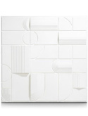 COCO MAISON Geometryczna dekoracja ścienna 3D 90x90cm
