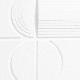 COCO MAISON Geometryczna dekoracja ścienna 3D 90x90cm