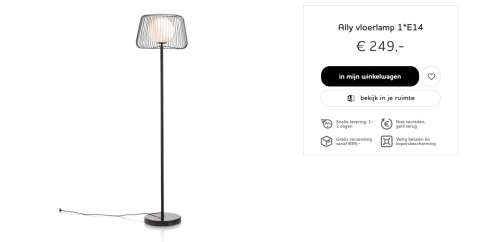 COCO MAISON Lampa podłogowa Ally COCO MAISON Lampa podłogowa Ally