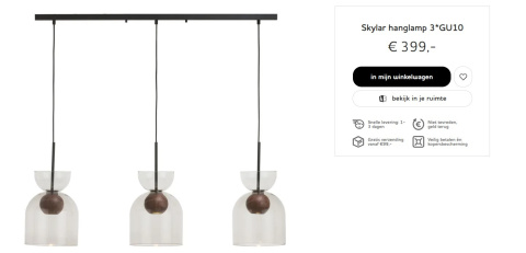 COCO MAISON Lampa wisząca COCO Maison Skylar COCO MAISON Lampa wisząca COCO Maison Skylar