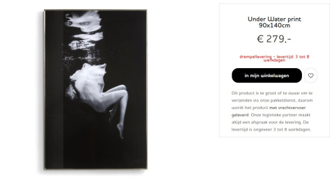 COCO MAISON Obraz szklany Under water 90x140cm COCO MAISON Obraz szklany Under water 90x140cm