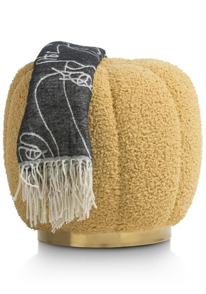 COCO MAISON Pufa Marshmellow wys. 43 cm żółta COCO MAISON Pufa Marshmellow wys. 43 cm żółta