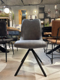 Krzesło obrotowe H&H Michiel ekoskóra antracyt