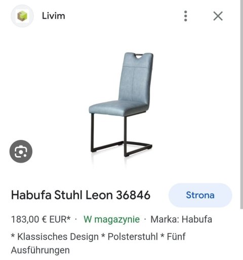 Krzesło Habufa Leon Krzesło Habufa Leon