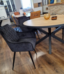 Stół Avalox 130 x 110 cm driftwood/vitage oak centralna noga