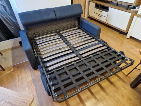 Sofa Veymont z funkcją spania stelaż 160 cm + materac, wybór tapicerki Sofa Veymont z funkcją spania stelaż 160 cm + materac, wybór tapicerki