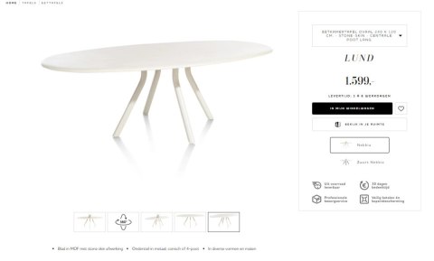 Stół Xooon Lund 240 x 120 centralna noga Stół Xooon Lund 240 x 120 centralna noga
