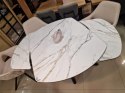 [na zamowienie] Stół Rozkładany Henders& Hazel Preston 120+ (2x 30) x 90 cm ceramika jasna