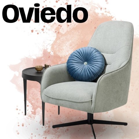 Fotel Xooon Oviedo wybór tapicerki Fotel Xooon Oviedo wybór tapicerki