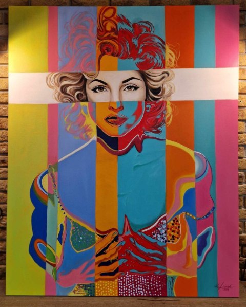Ręcznie malowany obraz 140 x 120 cm Ręcznie malowany obraz 140 x 120 cm