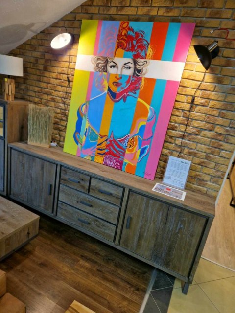 Ręcznie malowany obraz 140 x 120 cm Ręcznie malowany obraz 140 x 120 cm