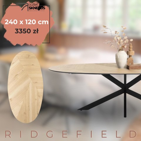 Stół H&H Ridgefield 240 x 120 cm natural Stół H&H Ridgefield 240 x 120 cm natural