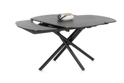 [na zamówienie] Stół Rozkładany Henders& Hazel Preston 120+ (2x 30) x 90 cm ceramika antracyt