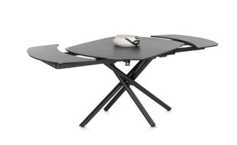 [na zamówienie] Stół Rozkładany Henders& Hazel Preston 120+ (2x 30) x 90 cm ceramika antracyt