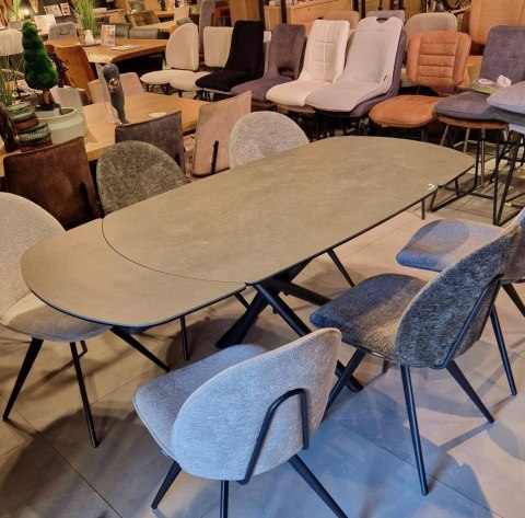 [na zamówienie] Stół Rozkładany Henders& Hazel Preston 120+ (2x 30) x 90 cm ceramika antracyt