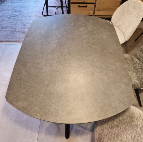 [na zamówienie] Stół Rozkładany Henders& Hazel Preston 120+ (2x 30) x 90 cm ceramika antracyt