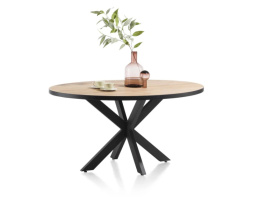 Stół Avalox 130 x 110 cm driftwood/vitage oak centralna noga