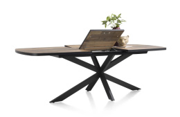 Stół H&H Avalox 190 + 60 x 110 cm pająk driftwood