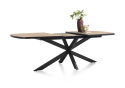 Stół H&H Avalox 190 + 60 x 110 cm centralna noga vintage oak