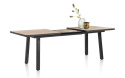 Stół H&H Avalox/ Avalon 190 + 50 x 98 cm vintage oak nogi X/V/4