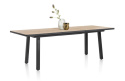 Stół H&H Avalox/ Avalon 190 + 50 x 98 cm vintage oak nogi X/V/4