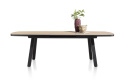 Stół rozkładany H&H Avalox/ Avalon 190 + 60 x 110 cm vintage oak nogi V/X/4