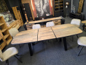 Stół rozkładany H&H Avalox/ Avalon 190 + 60 x 110 cm driftwood nogi V/X/4