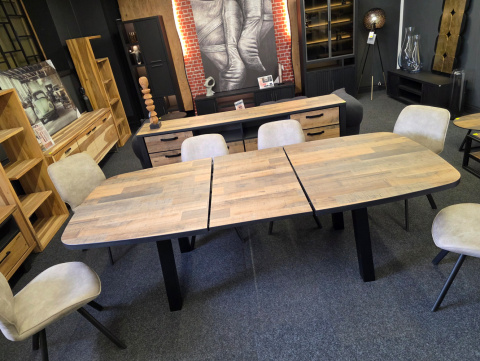 Stół rozkładany H&H Avalox/ Avalon 190 + 60 x 110 cm driftwood nogi V/X/4 Stół rozkładany H&H Avalox/ Avalon 190 + 60 x 110 cm driftwood nogi V/X/4