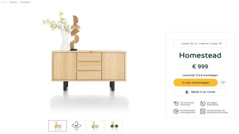 [na zamówienie] Komoda 150 cm Homestead Henders& Hazel