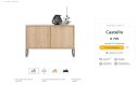 [na zamówienie] komoda Castello Henders& Hazel 123 cm