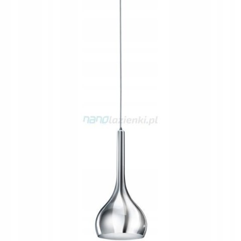 Lampa Alclara Bart Szklany chromowany klosz 1xE27 Lampa Alclara Bart Szklany chromowany klosz 1xE27