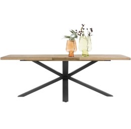 (K, od ręki) Rozkładany stół Metalox 140 + 50 x 90 cm centralna noga