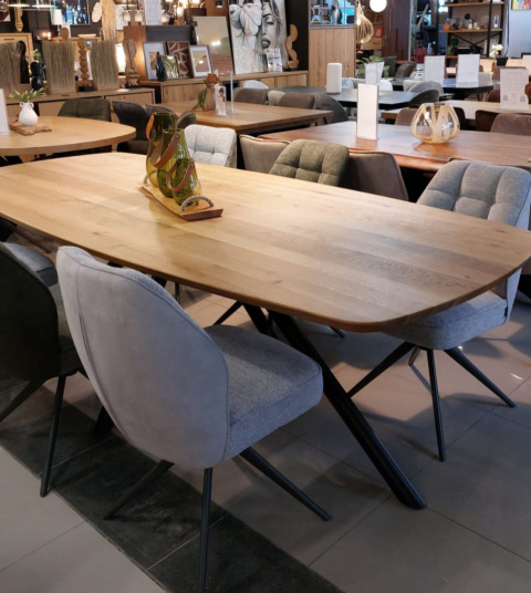 (R, od ręki) Stół Xooon Arvada 250 x 110 cm Oval lity dąb (R, od ręki) Stół Xooon Arvada 250 x 110 cm Oval lity dąb
