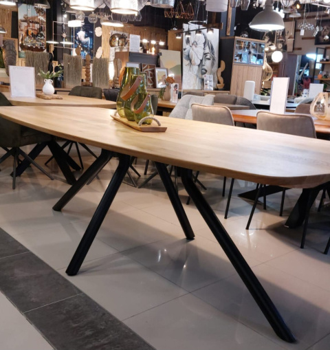 (R, od ręki) Stół Xooon Arvada 250 x 110 cm Oval lity dąb (R, od ręki) Stół Xooon Arvada 250 x 110 cm Oval lity dąb