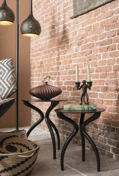 [na zamówienie] Lampa Podłogowa Perforowana ARJEN Czarno-Złota COCO Maison