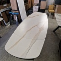 DEFEKT #1 Stół rozkładany Xooon Montello 200 + 2 x 50 cm x 100 cm ceramika na szkle hartowanym