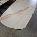 DEFEKT #2 Stół rozkładany Xooon Montello 200 + 2 x 50 cm x 100 cm ceramika na szkle hartowanym