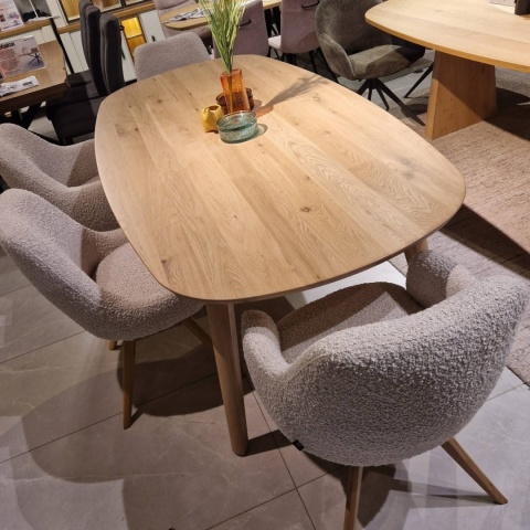 (K) Xooon Stół Jadalniany ODDA Dąb Lity Naturalny 230 x 110 cm (K) Xooon Stół Jadalniany ODDA Dąb Lity Naturalny 230 x 110 cm