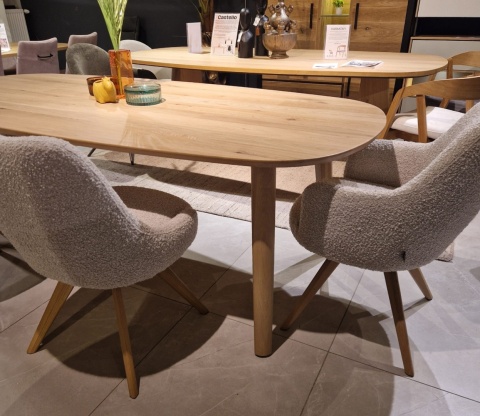 (K) Xooon Stół Jadalniany ODDA Dąb Lity Naturalny 230 x 110 cm (K) Xooon Stół Jadalniany ODDA Dąb Lity Naturalny 230 x 110 cm