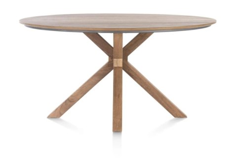 Stół do jadalni owalny TRAPANI, 150x120 cm, fornir z wędzonego mango Xooon Stół do jadalni owalny TRAPANI, 150x120 cm, fornir z wędzonego mango Xooon