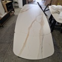 DEFEKT #3 Stół rozkładany Xooon Montello 200 + 2 x 50 cm x 100 cm ceramika na szkle hartowanym