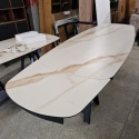 DEFEKT #3 Stół rozkładany Xooon Montello 200 + 2 x 50 cm x 100 cm ceramika na szkle hartowanym