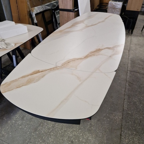 DEFEKT #4 Stół rozkładany Xooon Montello 200 + 2 x 50 cm x 100 cm ceramika na szkle hartowanym DEFEKT #4 Stół rozkładany Xooon Montello 200 + 2 x 50 cm x 100 cm ceramika na szkle hartowanym