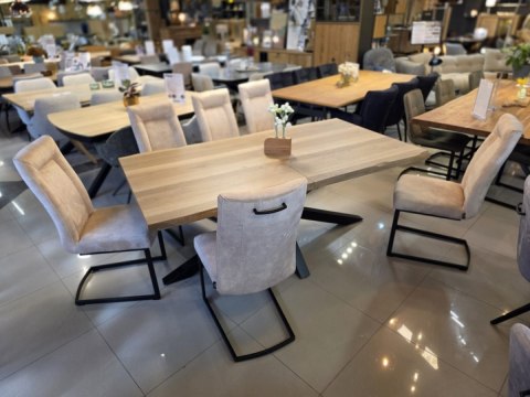 Zestaw stół H&H Metalox 190+ 50 x 100 cm + komplet krzeseł Zestaw stół H&H Metalox 190+ 50 x 100 cm + komplet krzeseł
