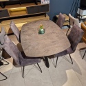 Zestaw stół MASURA Xooon 150 x 105 cmi 4 krzesła Monaco