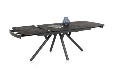 (M) Stół rozkładany z kolekcji Novello (HPL), marmur ONYX 170-230 cm Xooon (M) Stół rozkładany z kolekcji Novello (HPL), marmur ONYX 170-230 cm Xooon