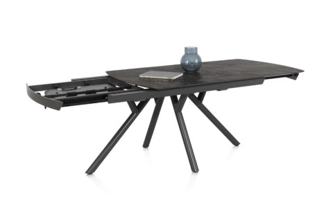 (M) Stół rozkładany z kolekcji Novello (HPL), marmur ONYX 200-278 cm Xooon (M) Stół rozkładany z kolekcji Novello (HPL), marmur ONYX 200-278 cm Xooon